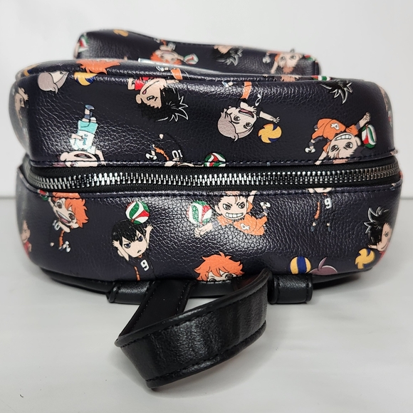 Haikyu!! Chibi Characters Anime Mini Backpack Bag Haikyu Crunchyroll Black main image 10
